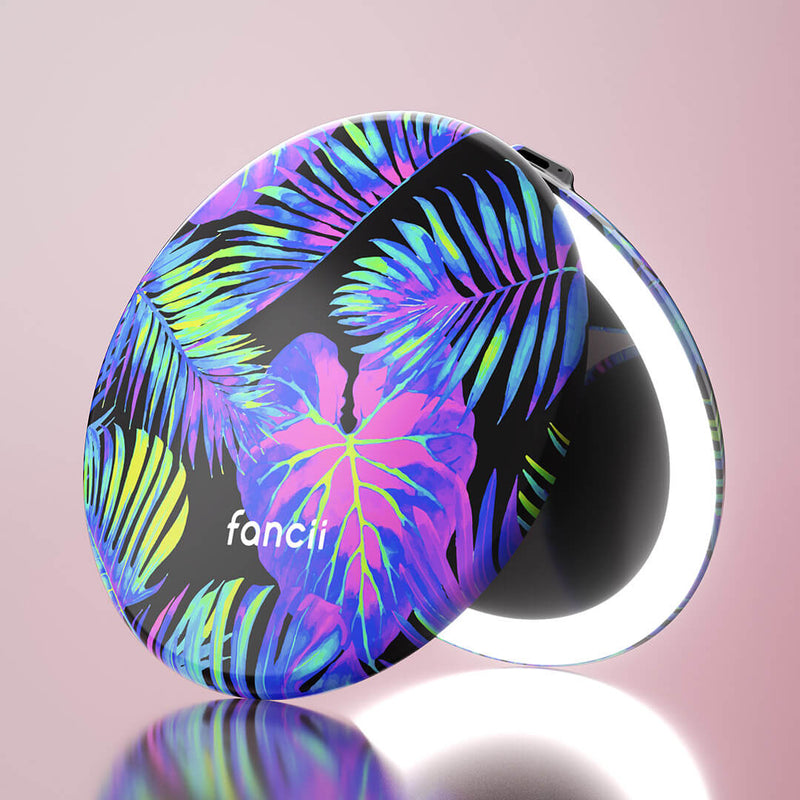 Fanci Taylor Lighted Compact with 10x Magnification NEON OASIS