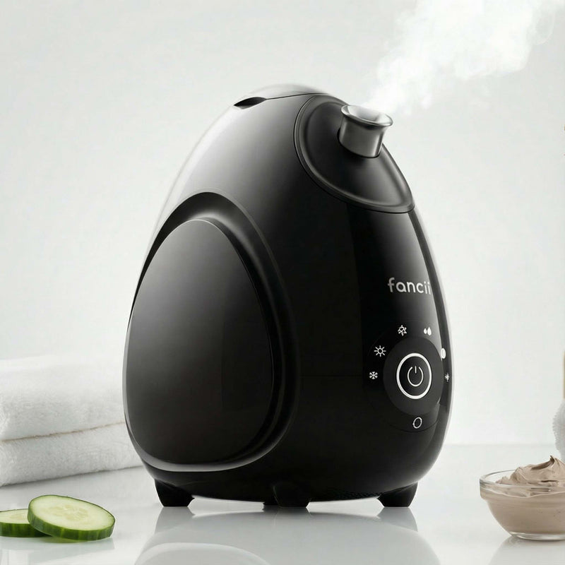 Rivo Nano Facial Steamer by Fancii in Black