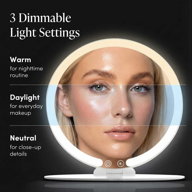 Abigail LED Travel Mirror