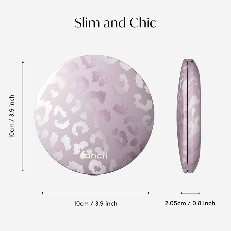 Mini Taylor LED Compact Mirror | Cosmic Leopard