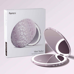 Mini Taylor LED Compact Mirror | Cosmic Leopard