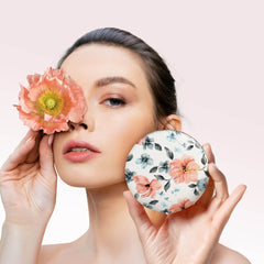 Mini Taylor LED Compact Mirror | Romantic Florals